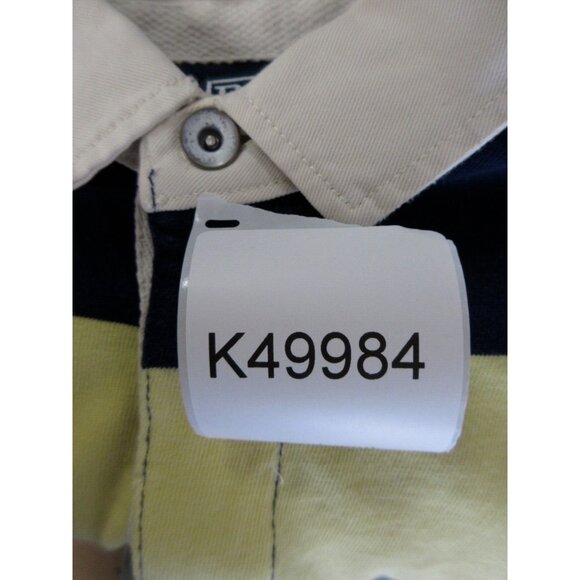 Ralph Lauren Polo Shirt XXL Yellow Rugby Red Pony Color Block Y2K * - Picture 12 of 12
